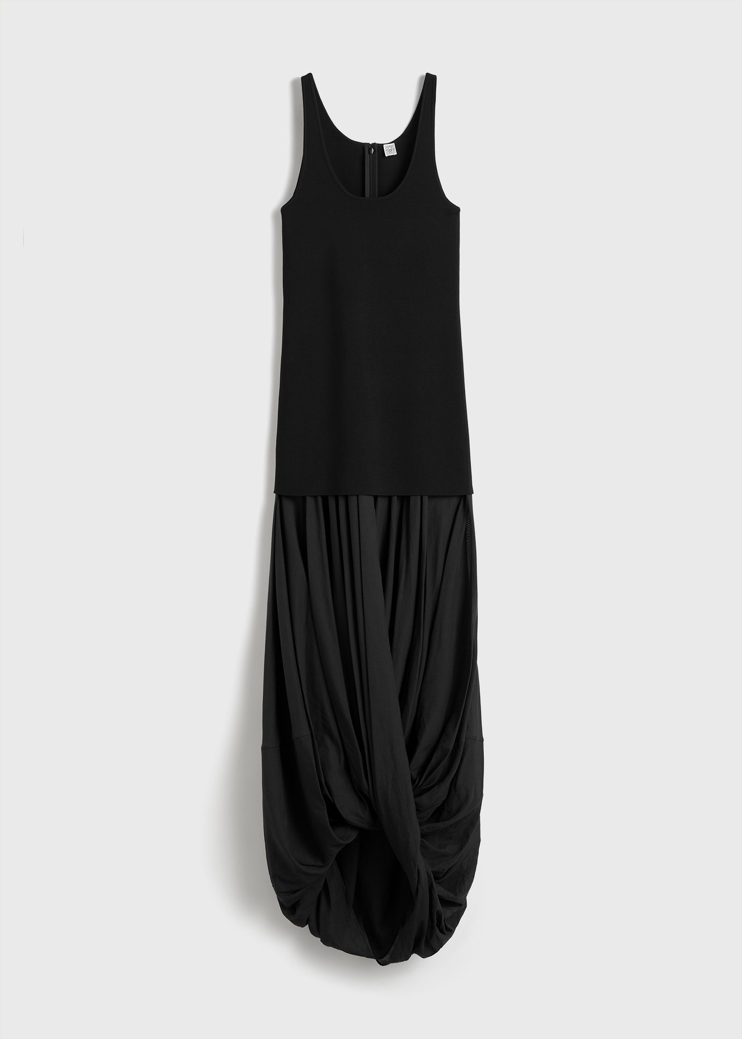 Cocoon tank dress black