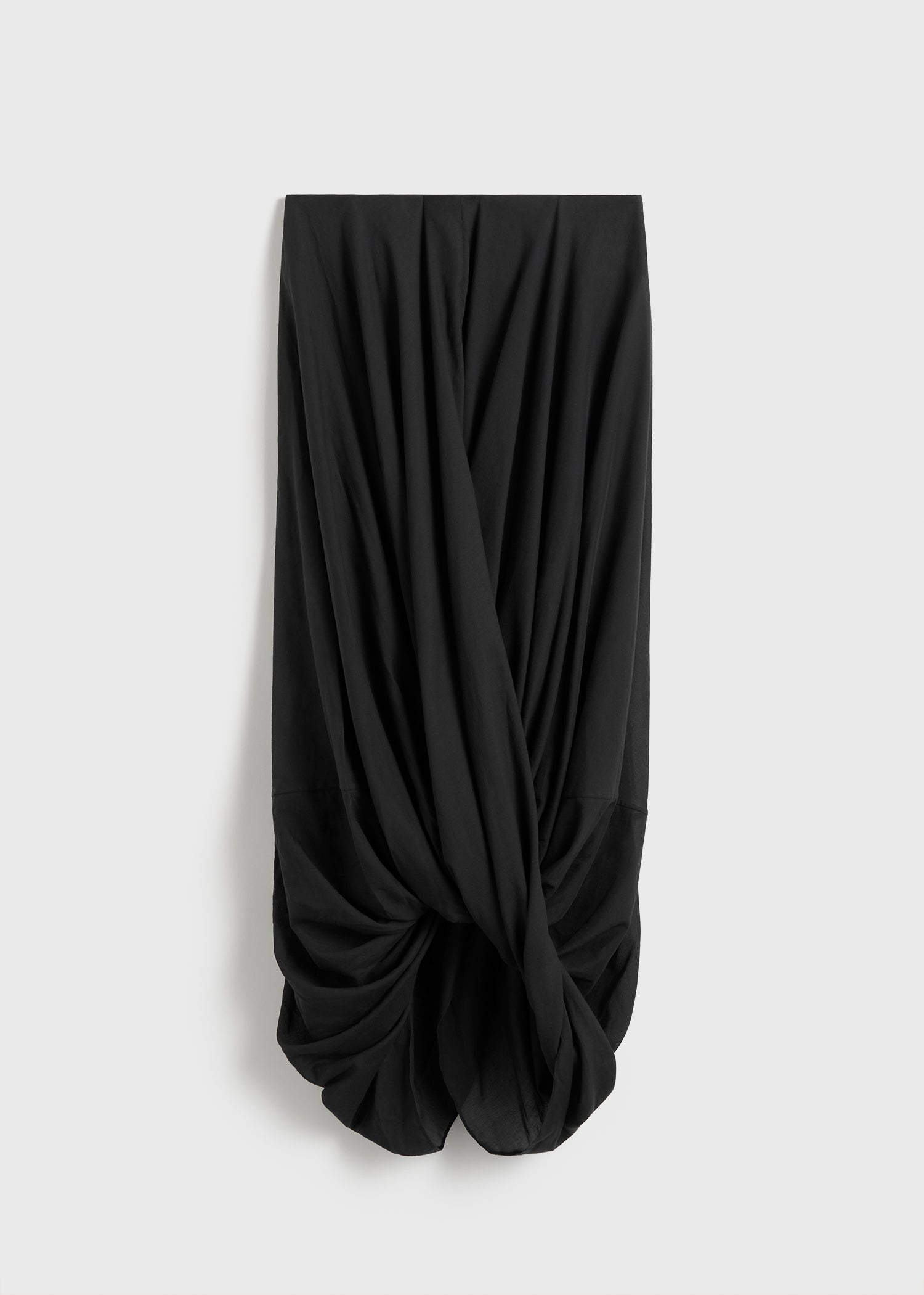 Cocoon skirt black