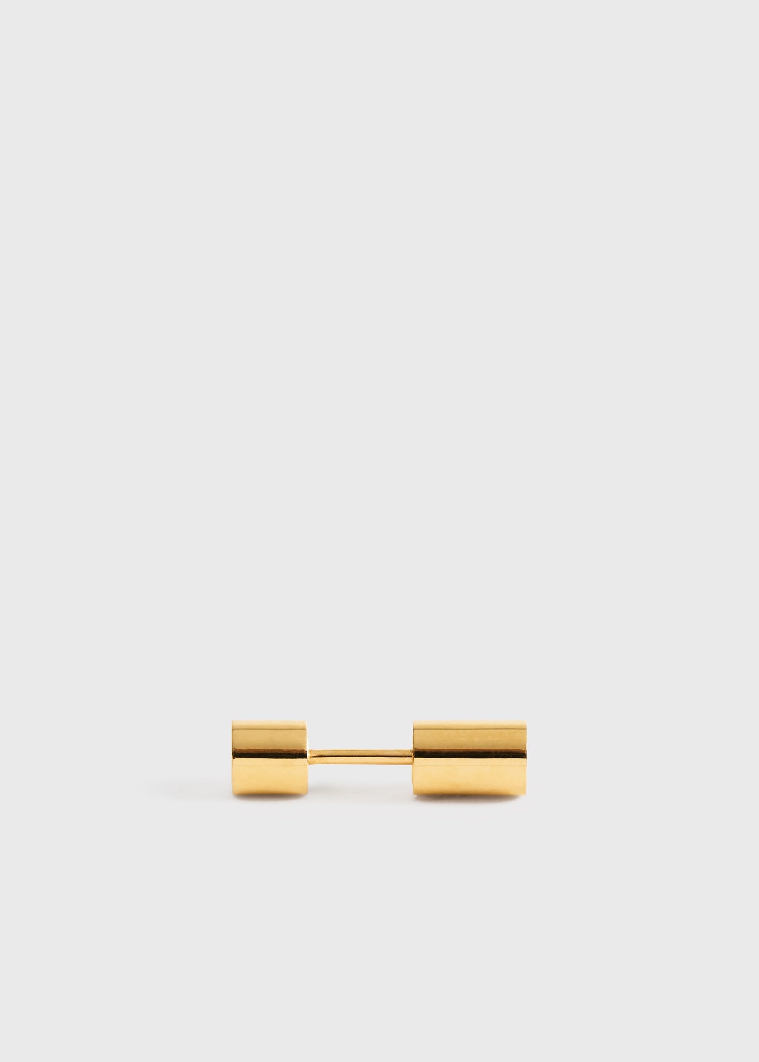 Bezel diamond earring 18kt gold
