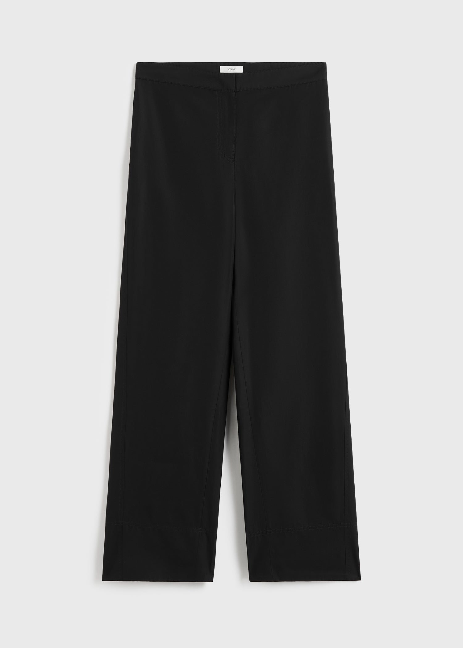 Twisted seam trousers black