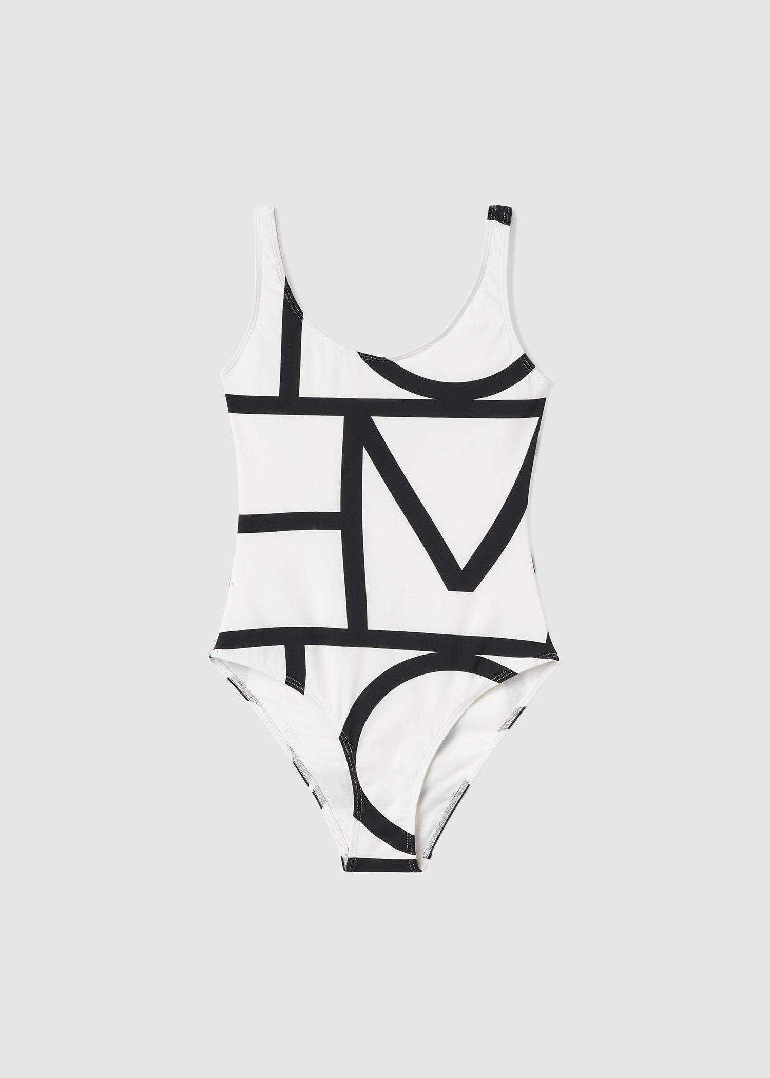 Monogram swimsuit tofu
