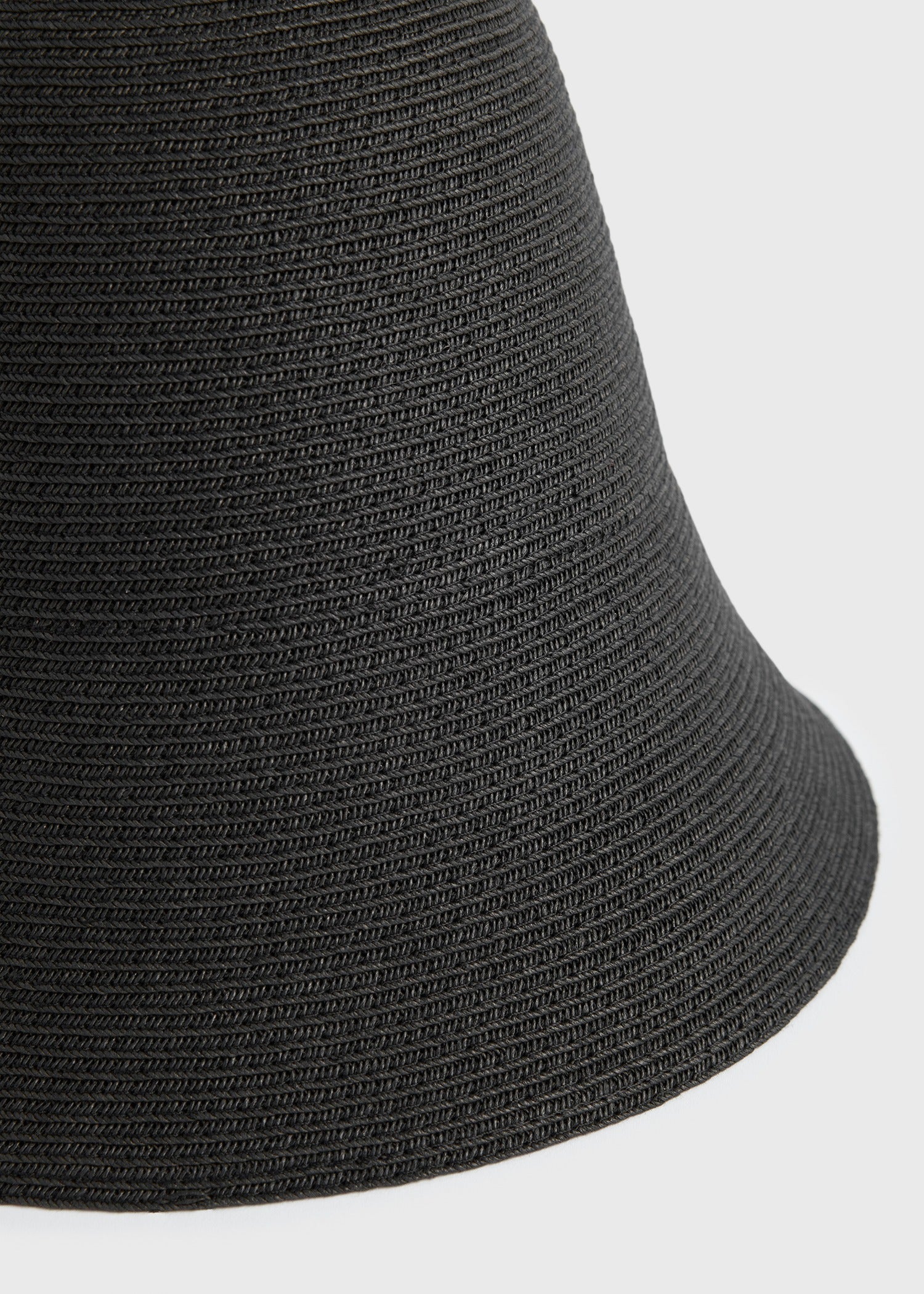 Paper sun hat black