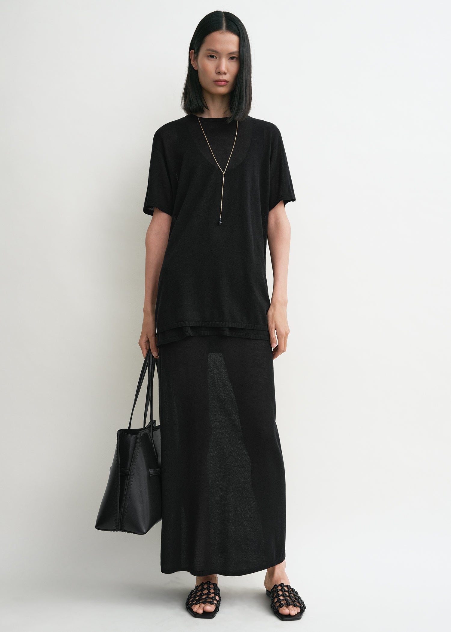 Tee knit black