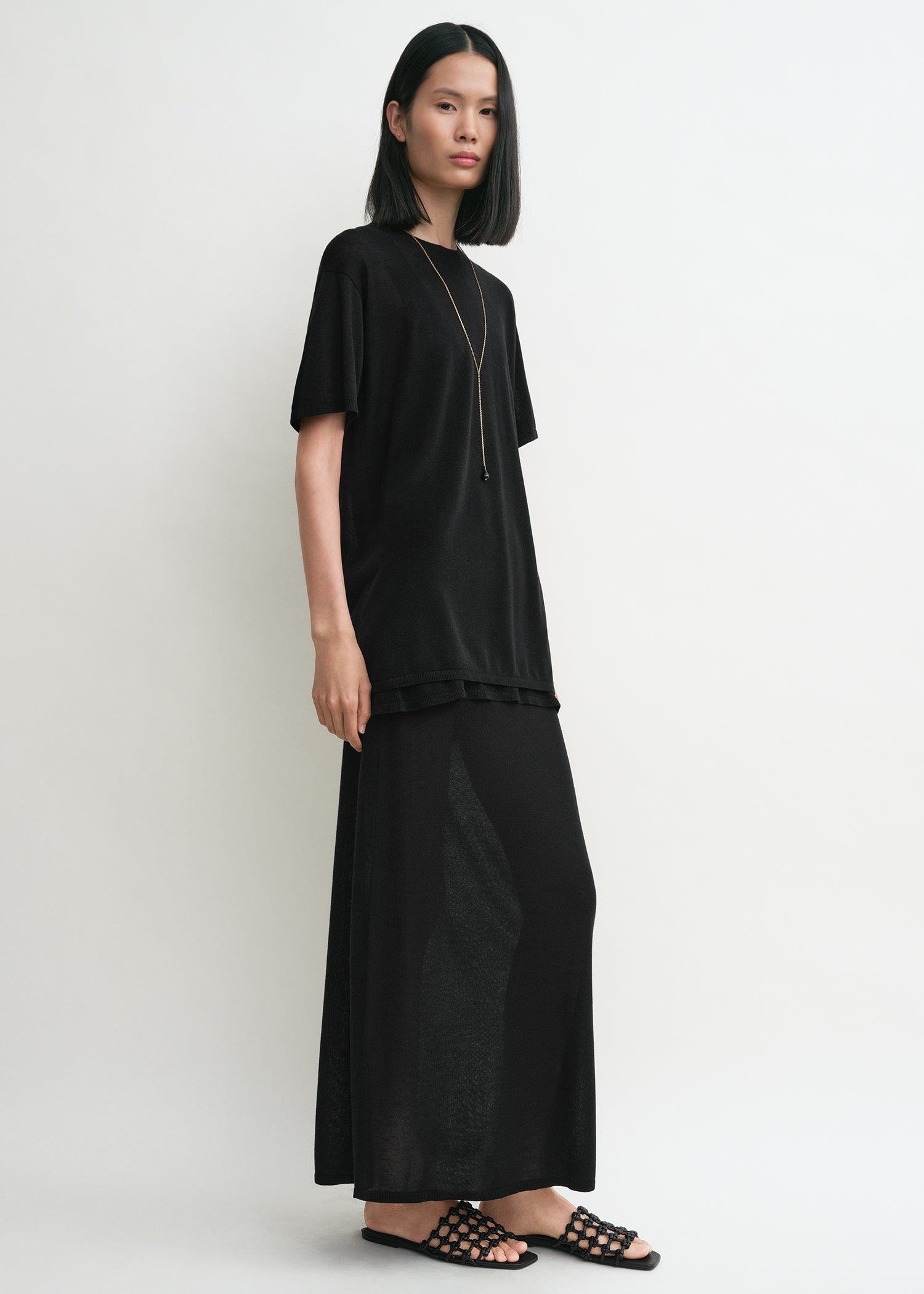 Tee knit black