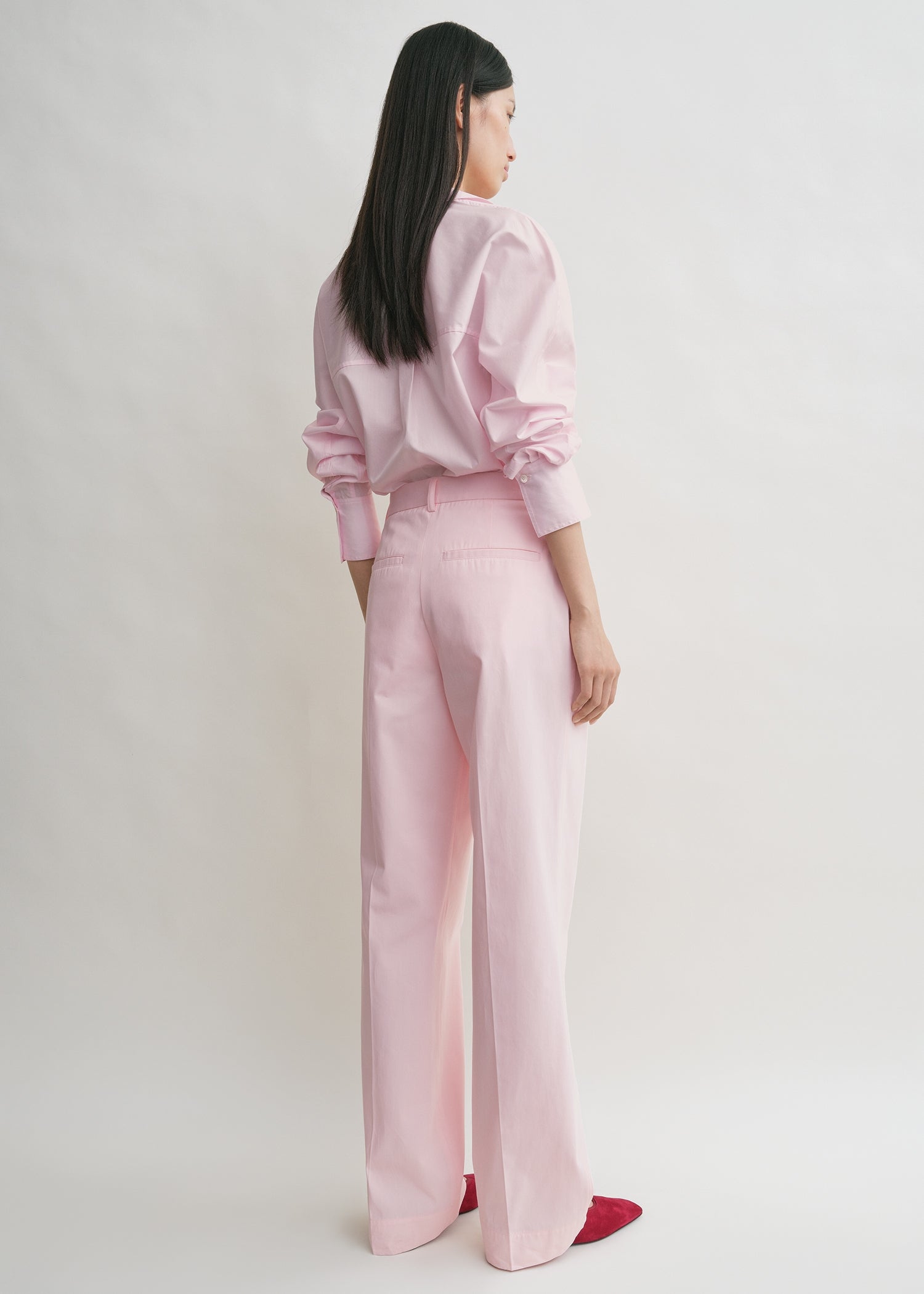 Slanted pocket trousers blossom