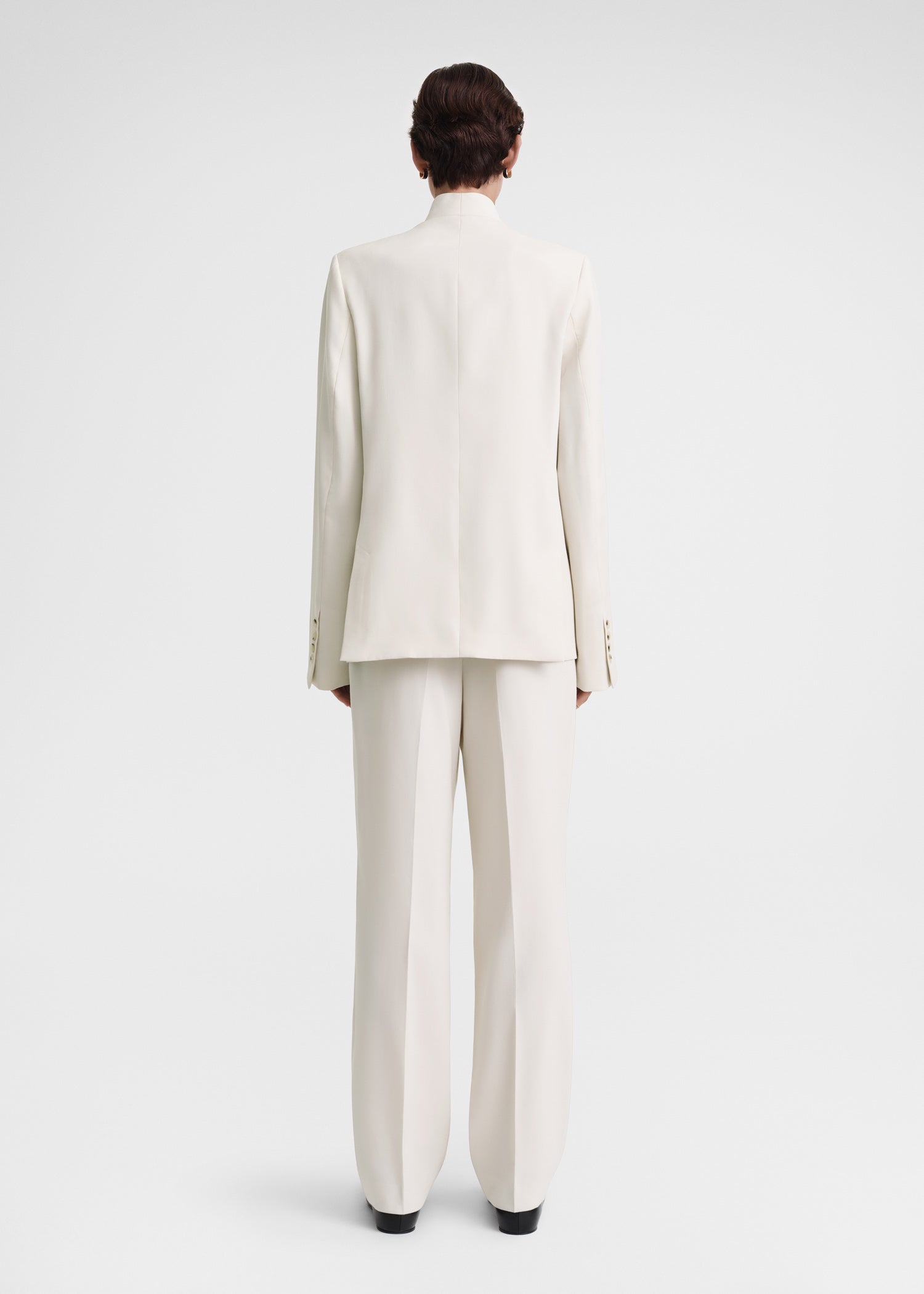 Overlay suit jacket snow