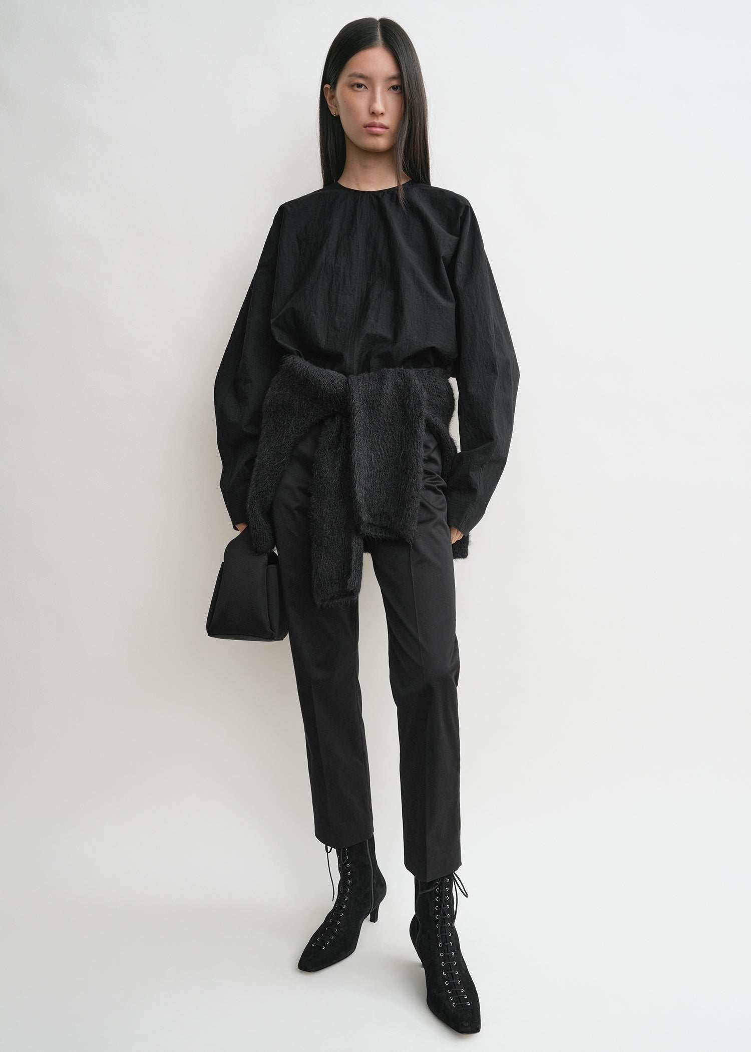 Batwing top black