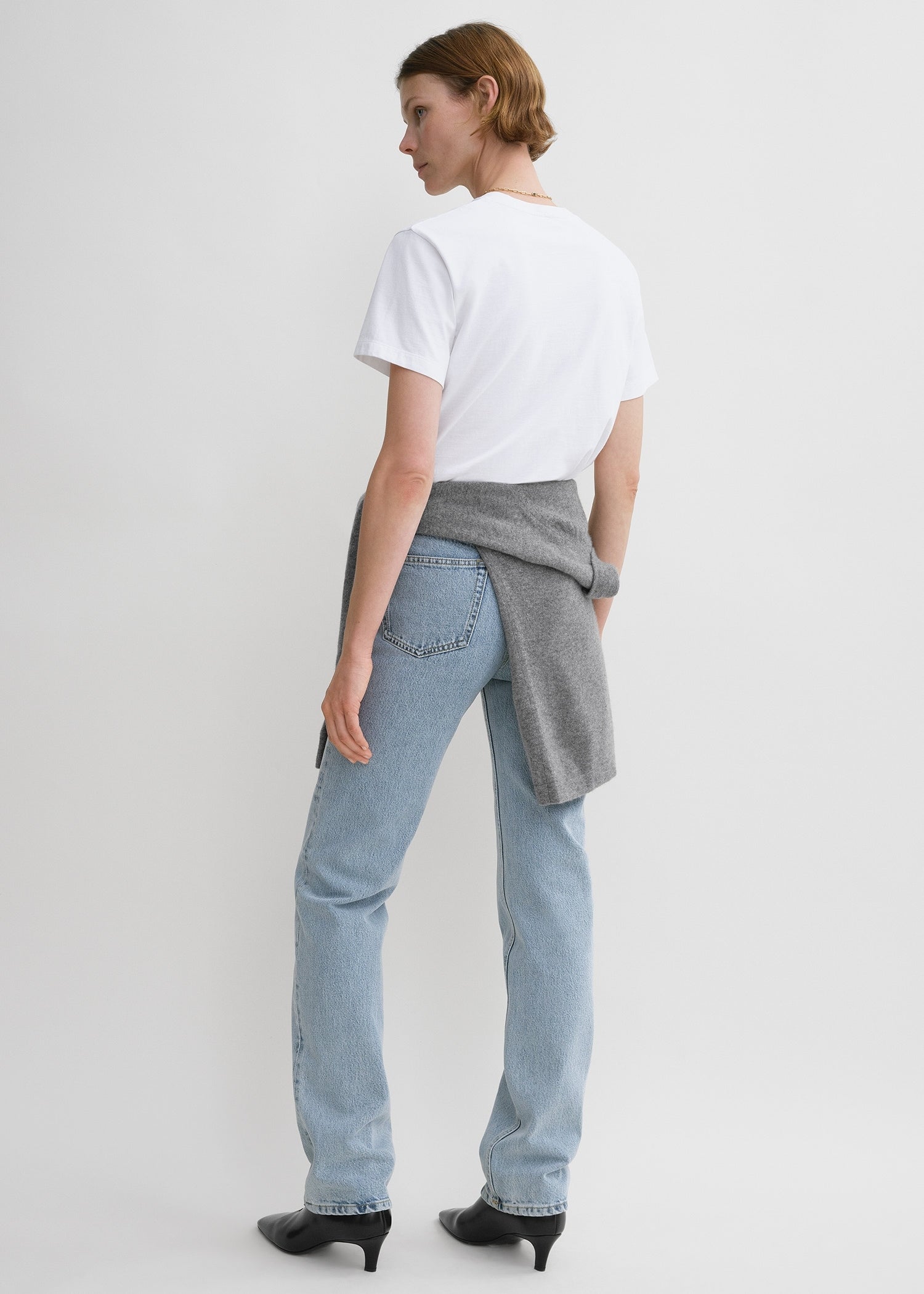 Classic cotton tee off white