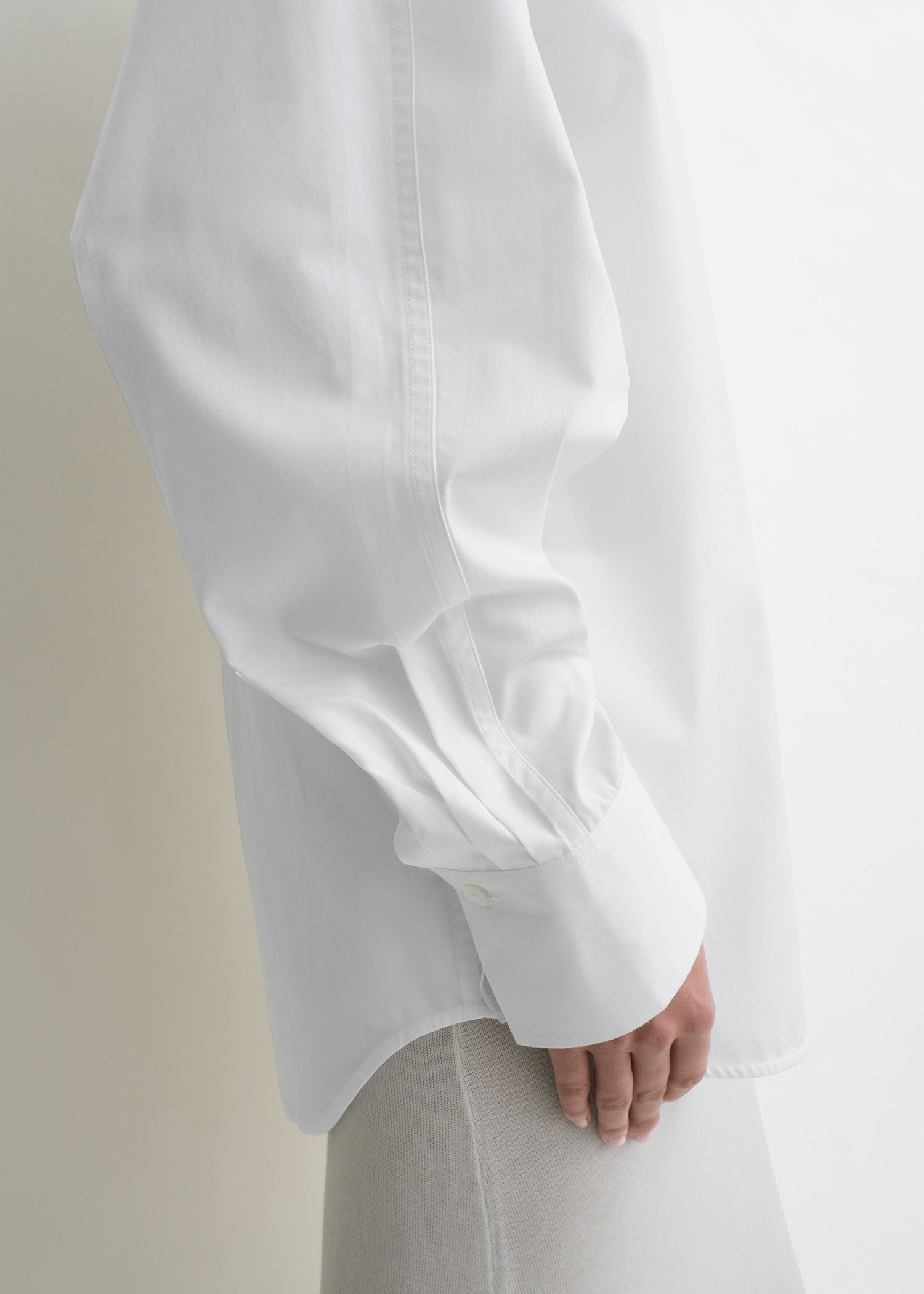 Raw raglan shirt white