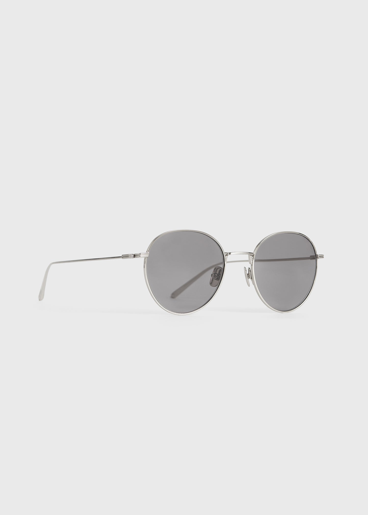 Round sunglasses silver