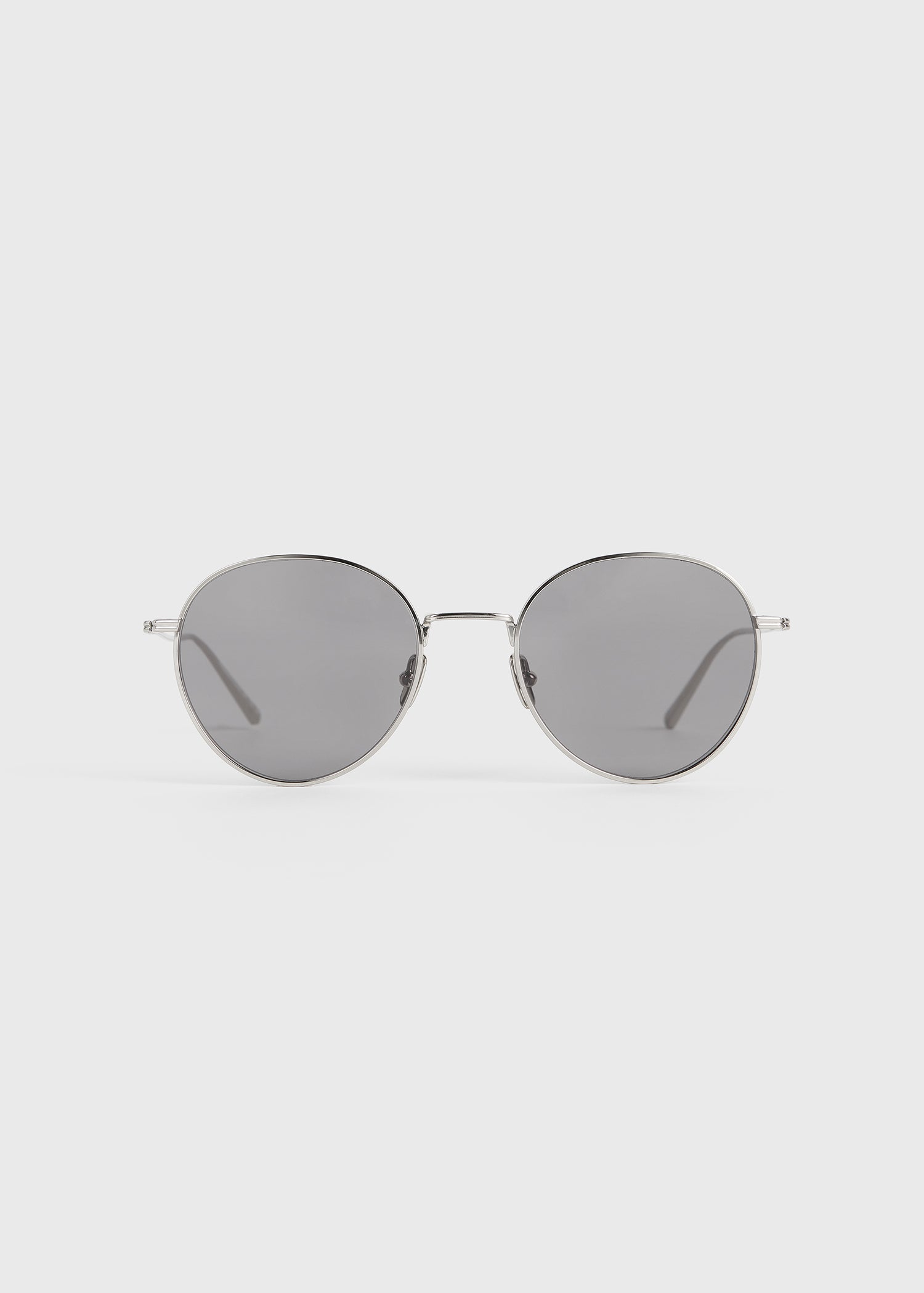 Round sunglasses silver