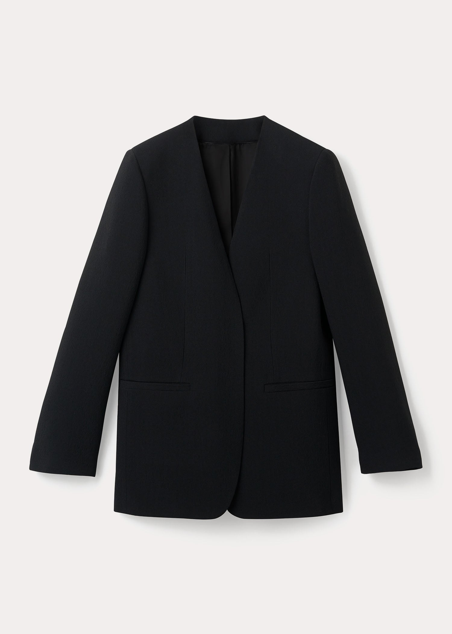 Double vent blazer black