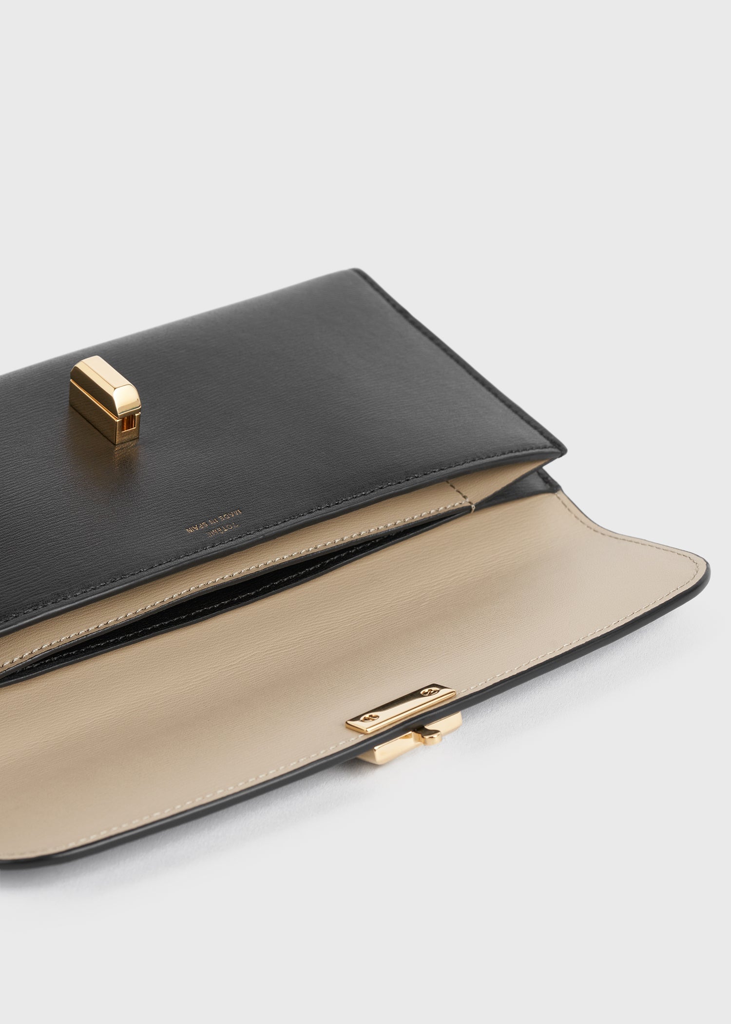 T-Lock leather wallet black